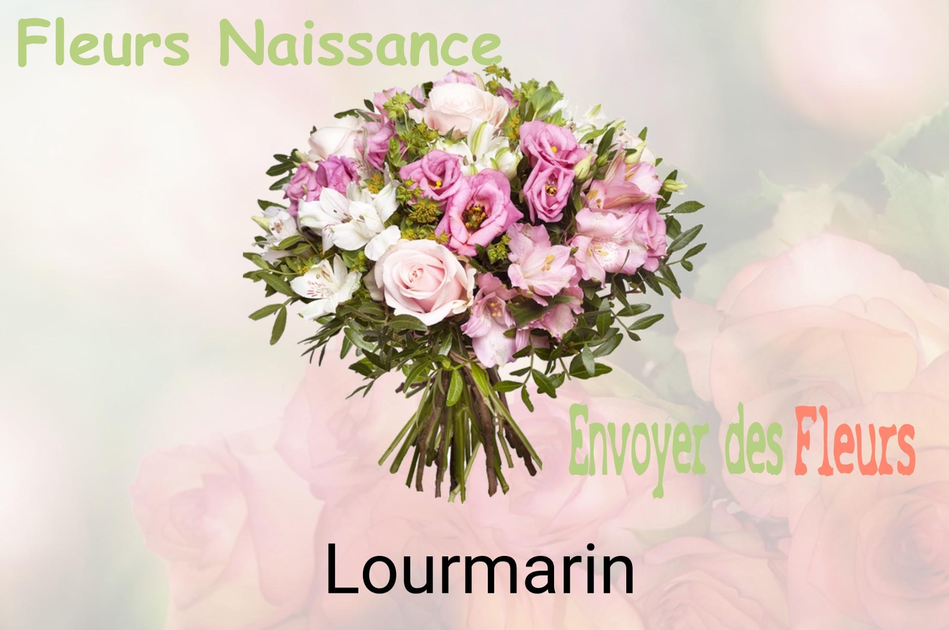 Bouquet de fleurs de naissance livré à Lourmarin